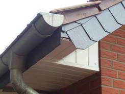 pitched roof water drainage