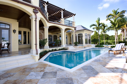 stone swimming pool